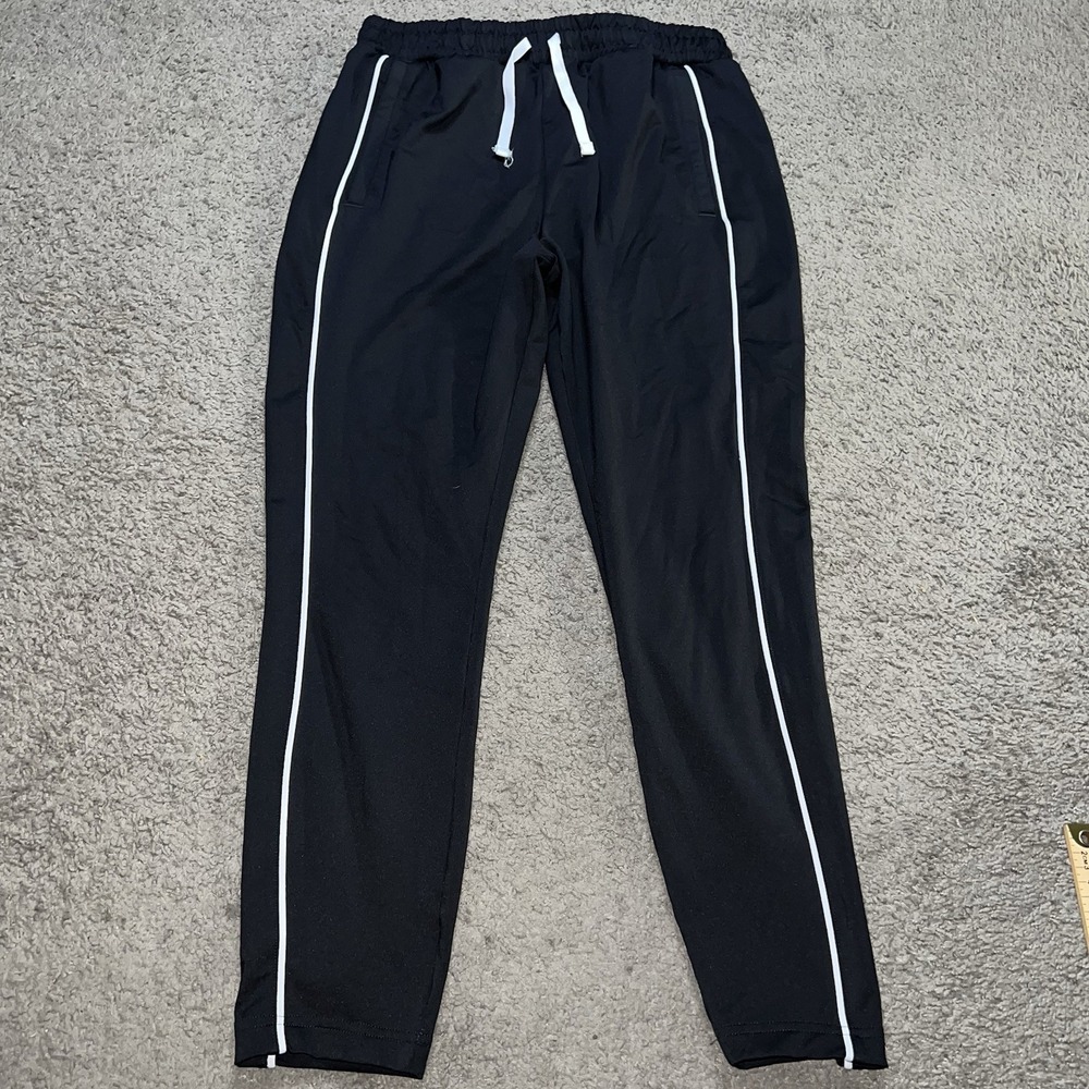 Gymshark Joggers Pants Mens Medium Tapered Black Athletic Lined Performance
